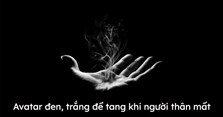 Ảnh nền đen, trắng để tang khi người thân mất