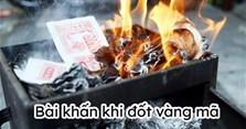 Bài khấn khi đốt vàng mã