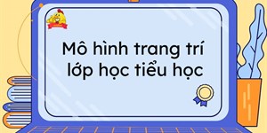 Mô hình trang trí lớp học Tiểu học