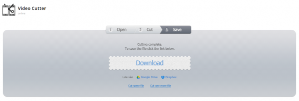 Cắt video trực tuyến