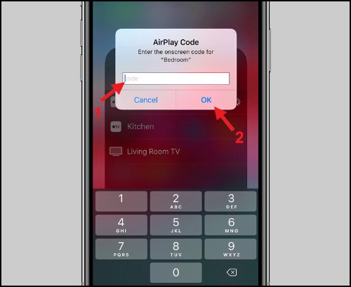 Nhập mật khẩu nếu được yêu cầu