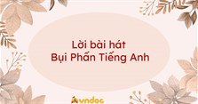 Lời bài hát Bụi Phấn Tiếng Anh