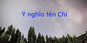 Ý nghĩa tên Chi