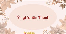 Ý nghĩa tên Thanh