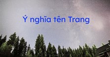 Ý nghĩa tên Trang