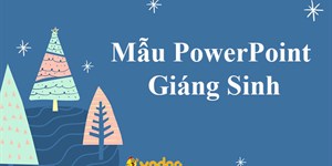 Slide PowerPoint chủ đề Giáng Sinh