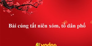 Bài cúng tất niên xóm, tổ dân phố