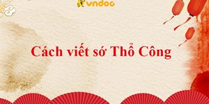 Cách viết sớ Thổ Công