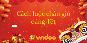 Cách luộc chân giò cúng Tết