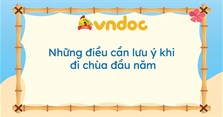 Những điều cần lưu ý khi đi chùa đầu năm 2025