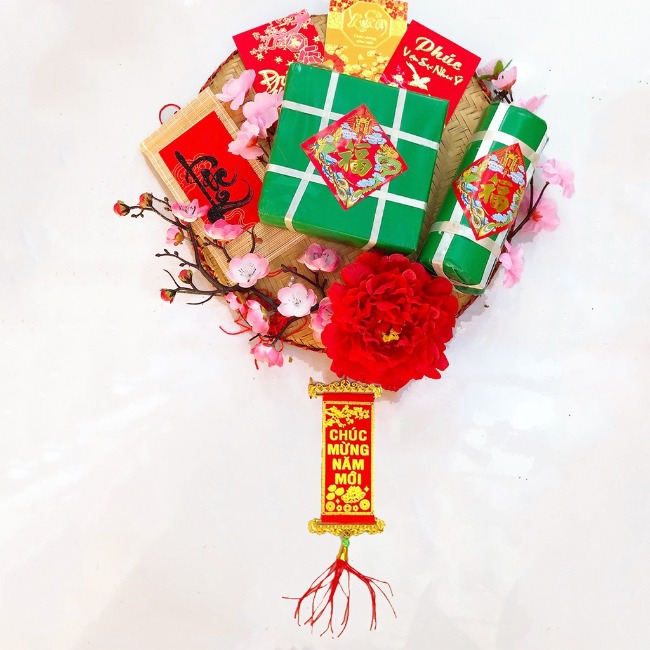 Mẹt trang trí Tết 