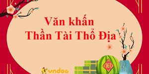 Văn khấn Thần Tài Thổ Địa