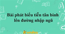 Bài phát biểu tiễn tân binh lên đường nhập ngũ