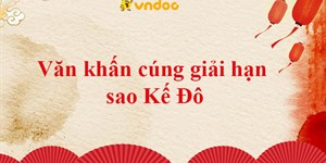 Văn khấn cúng giải hạn sao Kế Đô