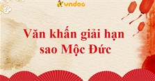 Bài văn khấn cúng sao Mộc Đức năm 2025