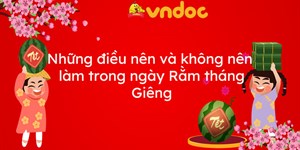 Những điều nên và không nên làm trong ngày Rằm tháng Giêng