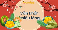 Văn khấn miếu làng