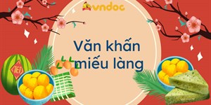 Văn khấn miếu làng