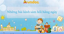 Những bài kinh sám hối hằng ngày
