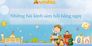 Những bài kinh sám hối hằng ngày