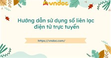 Hướng dẫn sử dụng sổ liên lạc điện tử trực tuyến