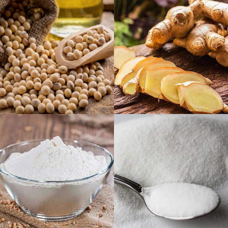 Nguyên liệu làm tào phớ bằng đường nho không đông