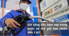 Giá xăng dầu hôm nay trong nước và thế gới bao nhiêu tiền 1 lít?
