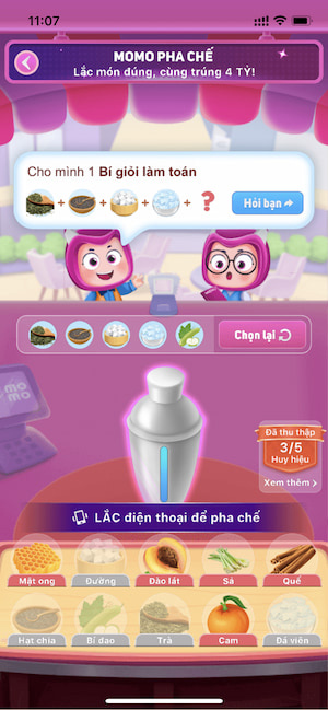 Lắc điện thoại đến khi có tín hiệu rung hoặc âm thanh phát lên là được