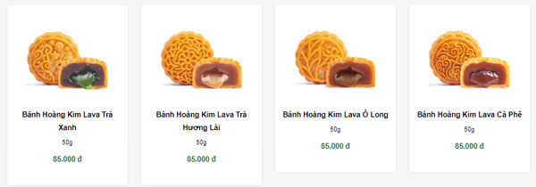 Giá bánh trung thu Phúc Long