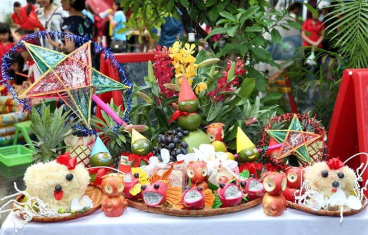 Mâm cỗ Trung thu đẹp