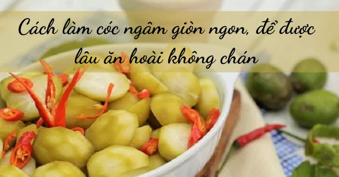 Cách làm cóc ngâm