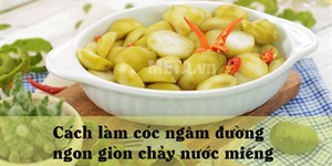 Cách làm cóc ngâm đường ngon giòn chảy nước miếng