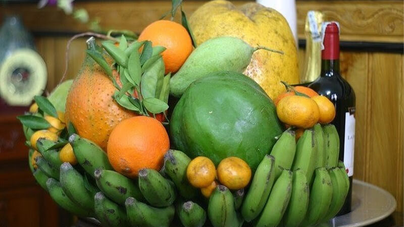 Mâm ngũ quả miền Trung