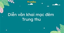 Diễn văn khai mạc đêm Trung thu 2025