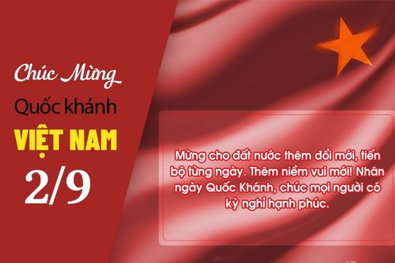Mẫu thiệp chúc mừng 2/9 đẹp, ý nghĩa nhất