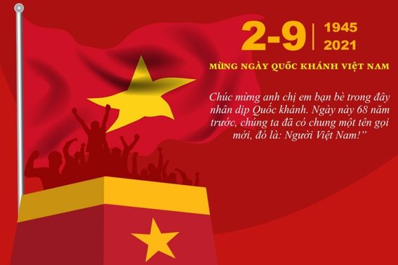 Mẫu thiệp chúc mừng 2/9 đẹp, ý nghĩa nhất