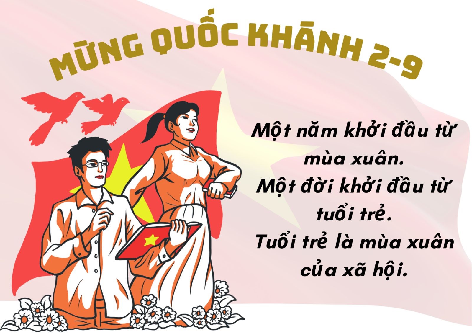 Mẫu thiệp chúc mừng 2/9 đẹp, ý nghĩa nhất