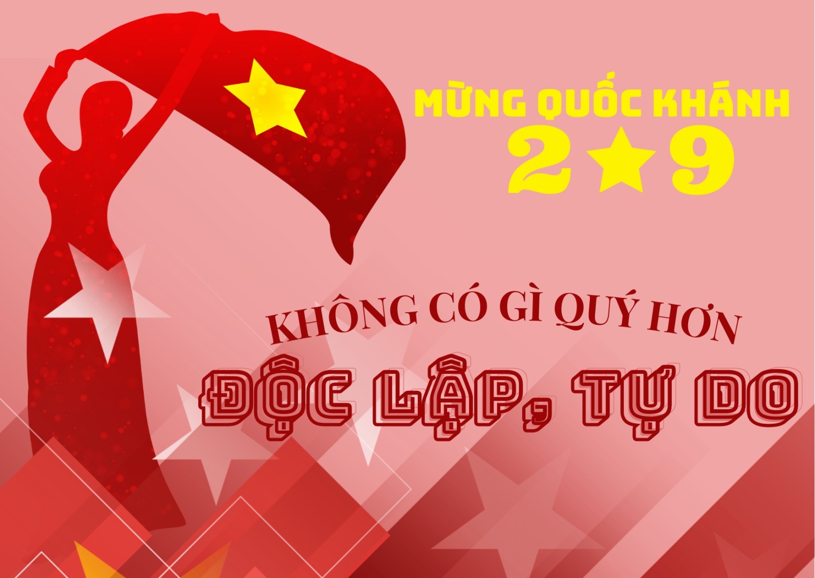 Mẫu thiệp chúc mừng 2/9 đẹp, ý nghĩa nhất