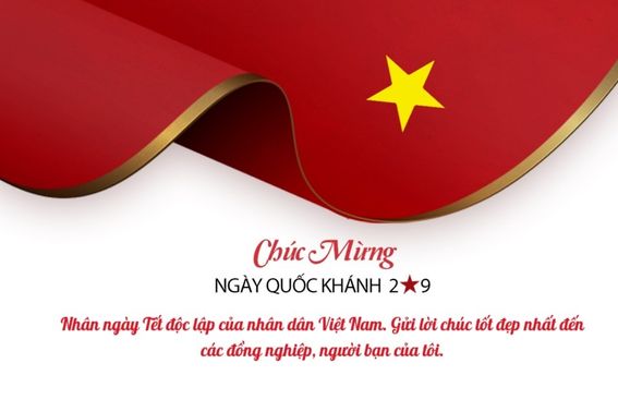 Mẫu thiệp chúc mừng 2/9 đẹp, ý nghĩa nhất