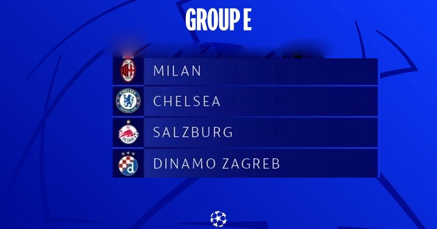 4 đội bóng góp mặt tại bảng E Cúp C1 châu Âu UEFA Champions League 2022/23