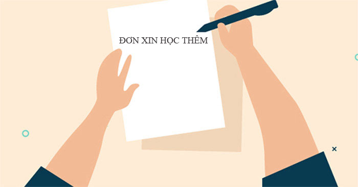 Đơn xin học thêm