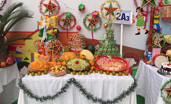 Mâm cỗ Trung Thu cho học sinh đơn giản
