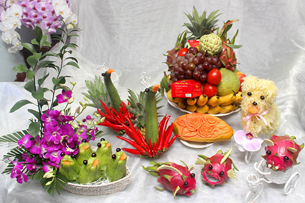 Mâm cỗ Trung Thu cho học sinh đơn giản