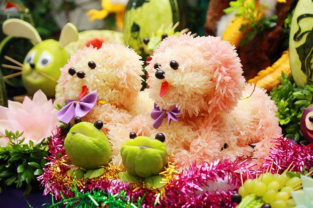 Mẫu mâm cỗ Trung Thu cho học sinh đơn giản