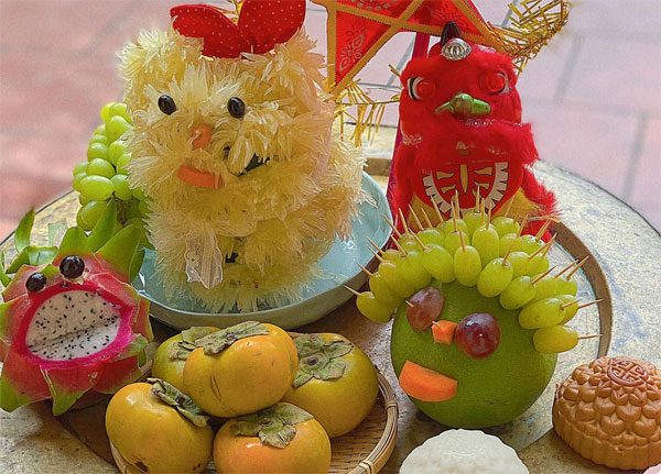 Mâm cỗ Trung Thu cho học sinh đơn giản