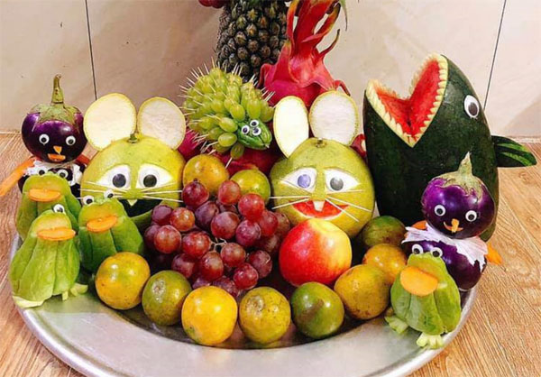 Mâm cỗ Trung Thu cho học sinh đơn giản