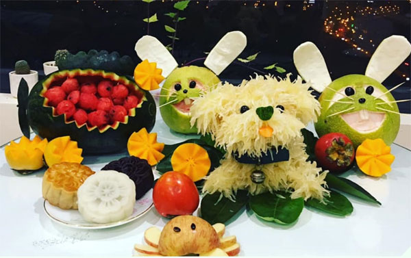 Mâm cỗ Trung Thu cho học sinh đơn giản