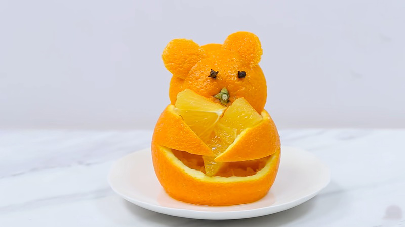 Cách tạo hình con gấu bằng cam