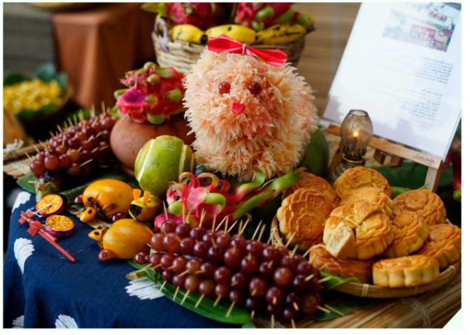 Hoàn thiện mâm cỗ Trung Thu