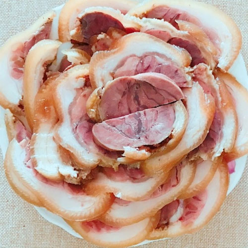 Giò heo ngâm mắm